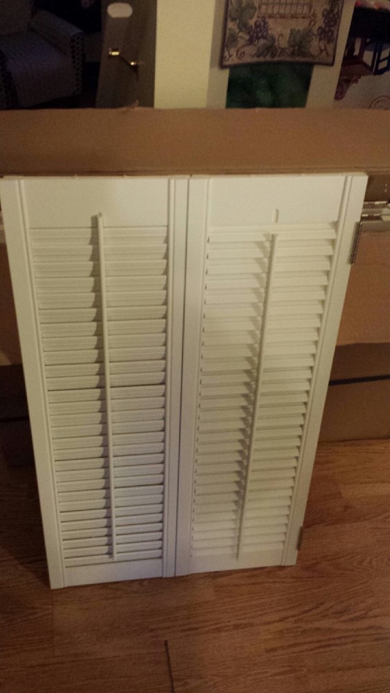 Custom Indoor Wood Shutters With Hardware