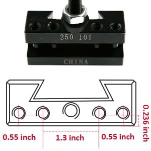 5pcs AXA #1 Quick Change Tool Post Turning & Facing Holder lathe tool holder 250