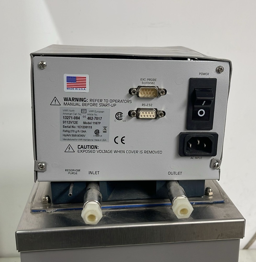 VWR 1167P Programmable Temperature Controller Recirculating Chiller **AS IS