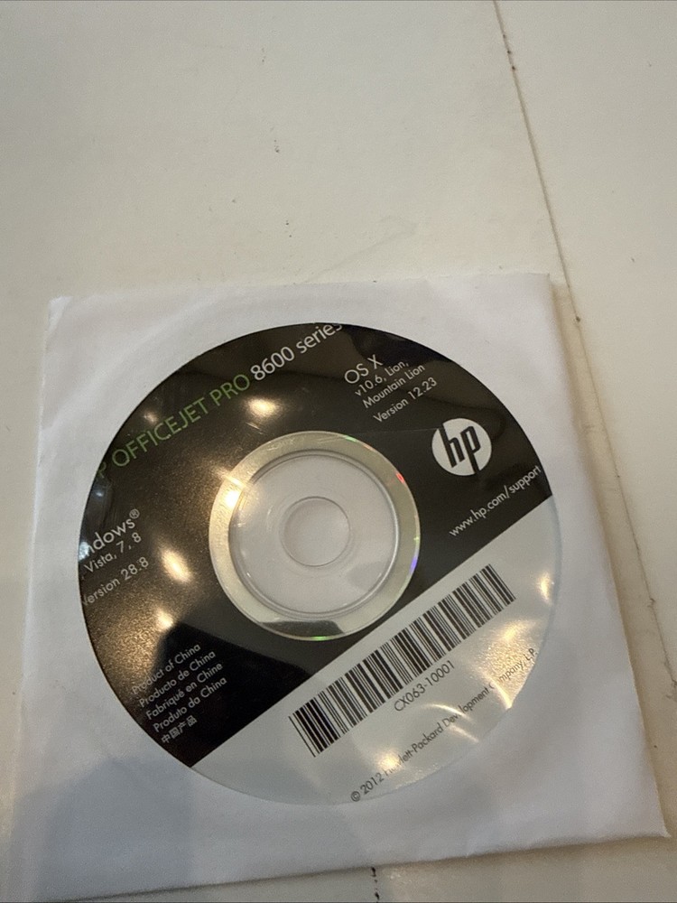 Hp Officejet PRO 8500A A910 Printer Software Driver CD DVD only Windows & MAC