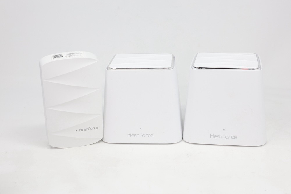 Meshforce M3S White - Mesh WiFi Wireless Internet Router 2x Mesh Points 1x Dot