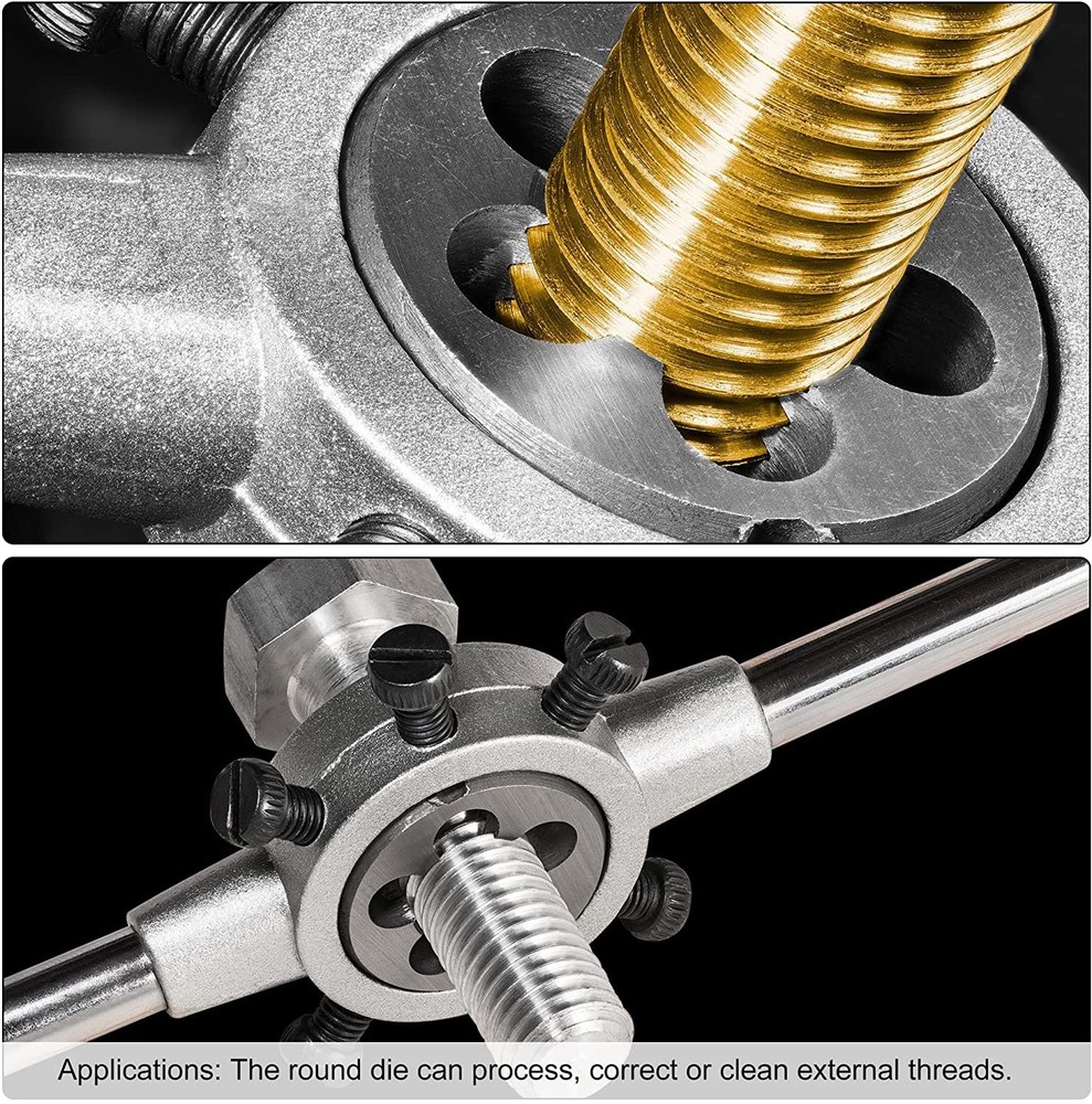 Utoolmart M2.5 X 0.45 Metric Round Die, Machine Thread Left Hand Threading Di...