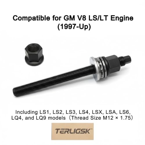 LS Harmonic Balancer Installation Tool Kit with Thrust Bearing, Crank Pulley