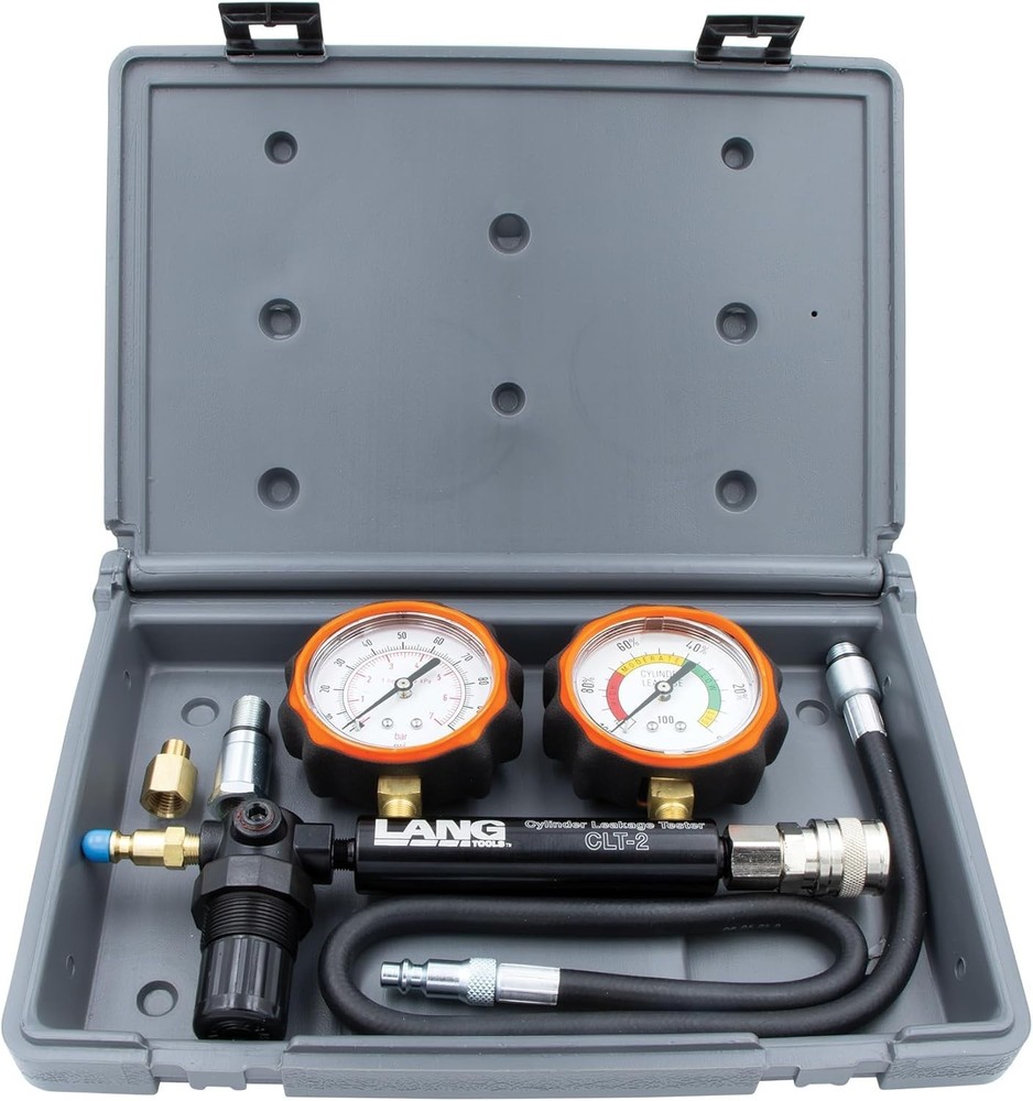 Cylinder Compression Tester Kit with Long Adapter and Pressure Control