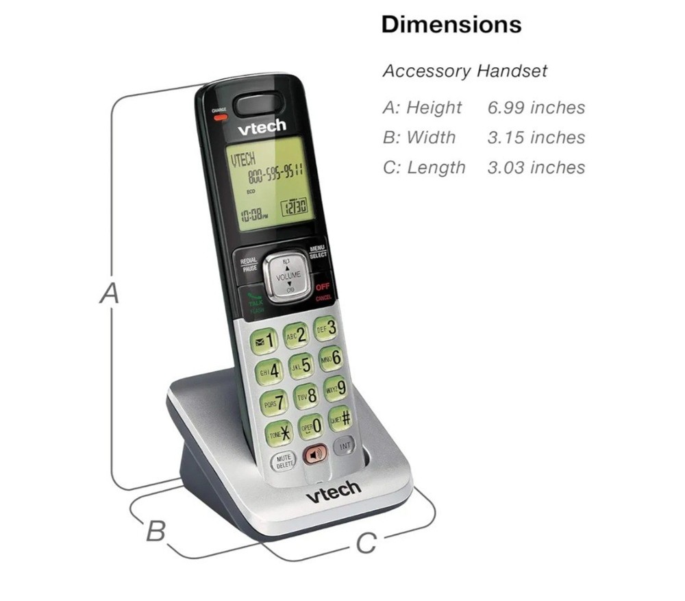 VTech 2 Handset Cordless Phone System - Bluetooth - CS6719-2. New Open Box