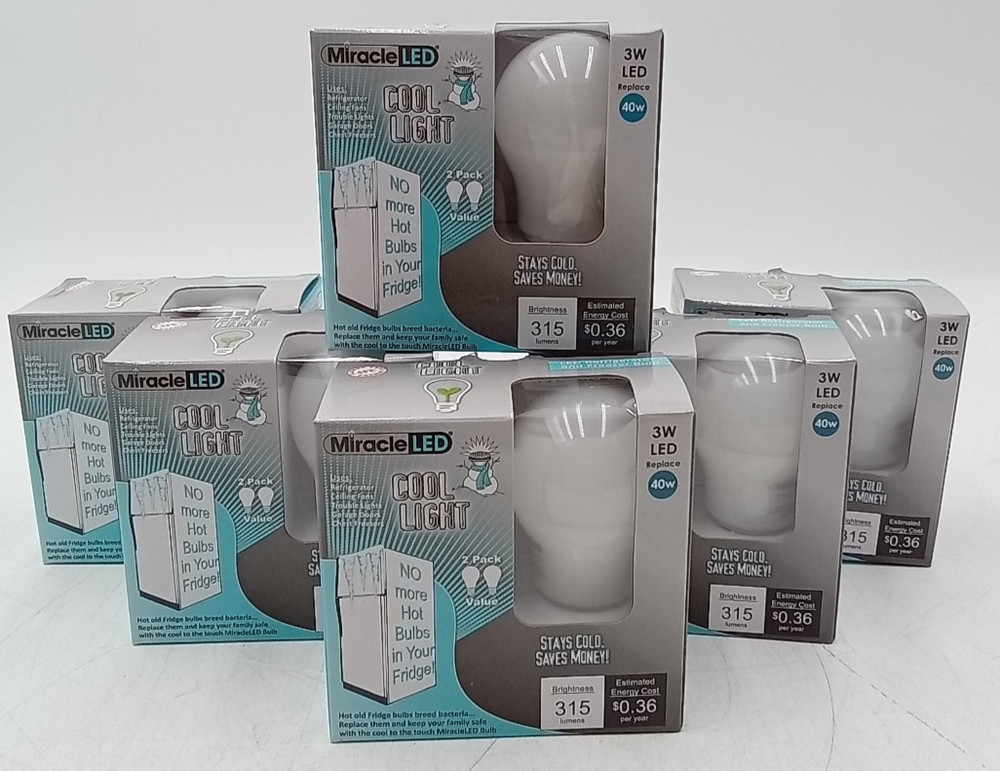 Miracle LED Cool Light  12 pack Mycology Grow Light Bulbs