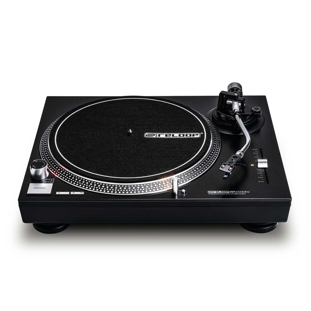 Reloop RP-2000 MK2 - Quartz-Driven DJ Turntable with Direct Drive