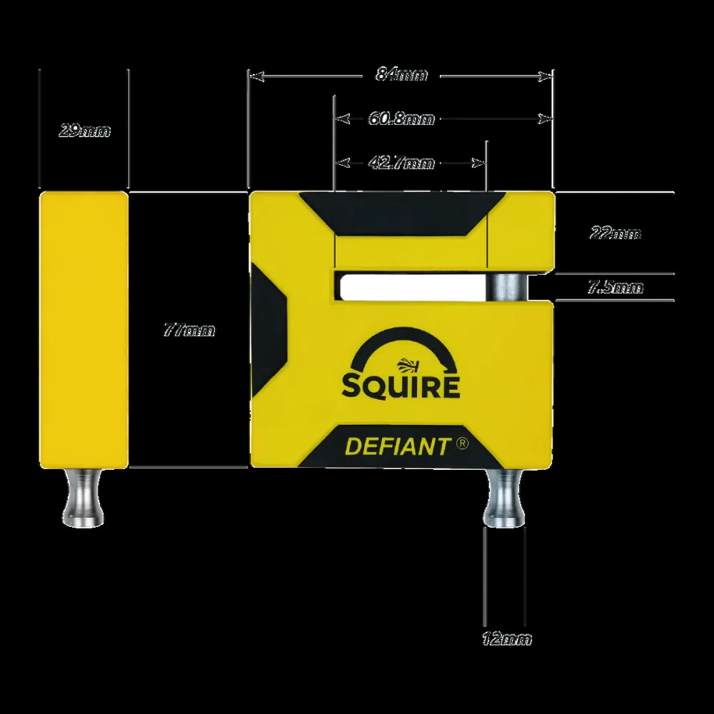 Squire Defiant Motorcycle Brake Disc Lock Security Sold Secure