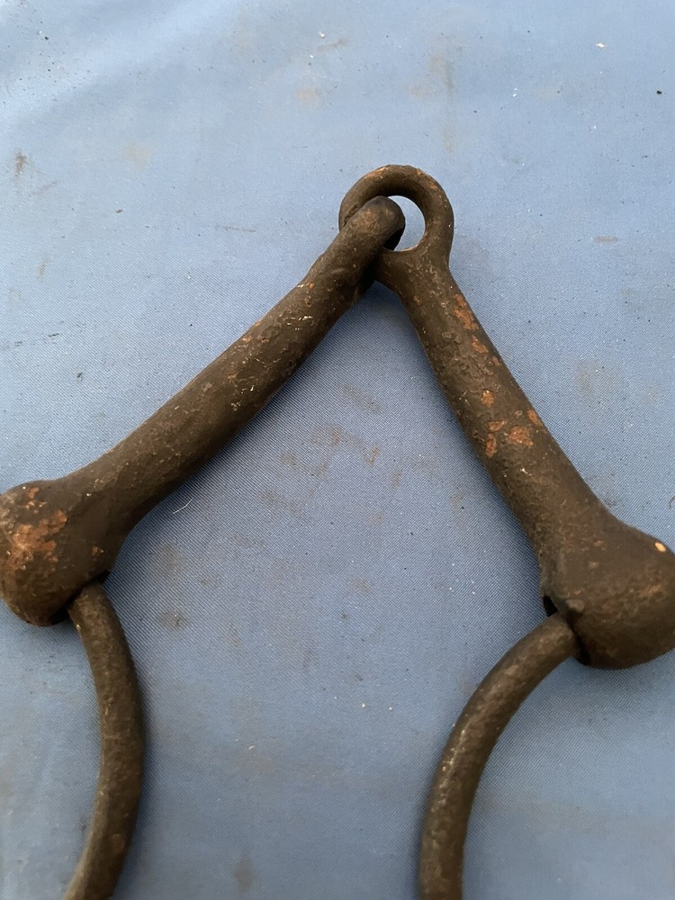 Vintage O-Ring Draft Horse Bit Rusty Small!