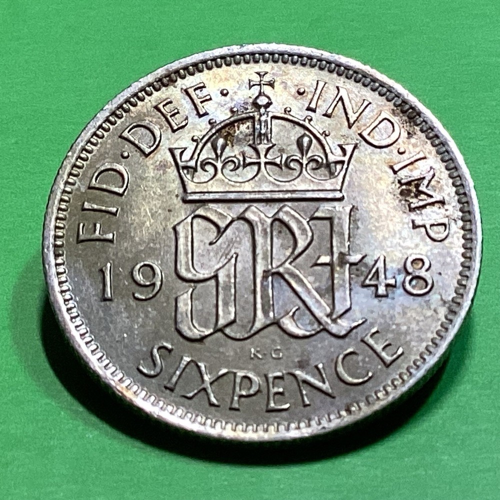 1948 Great Britain 6 Pence - Nice Coin