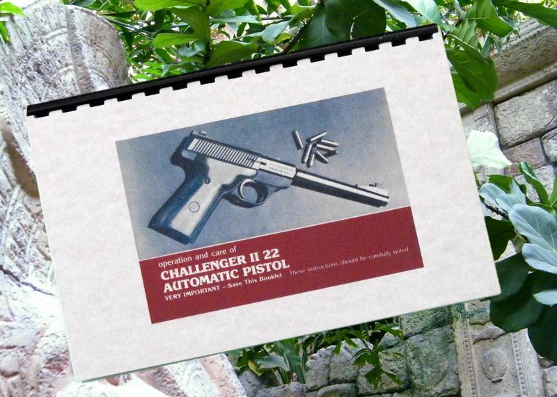 BROWNING CHALLENGER II 22 Automatic Pistol Owners Manual Challenger 2