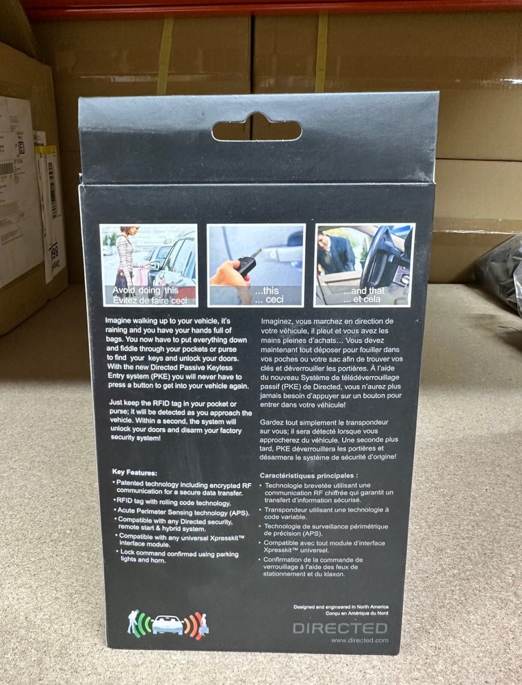 Directed PKE 2102T car Passive Proximity Keyless Entry door system module