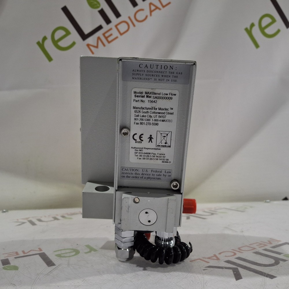 Maxtec, Inc. MAXBlend Low Flow Air/Oxygen Blender