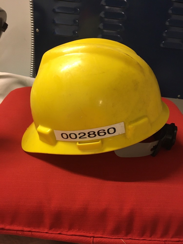Washington Vintage miners helmet Yellow msa- Medium Size