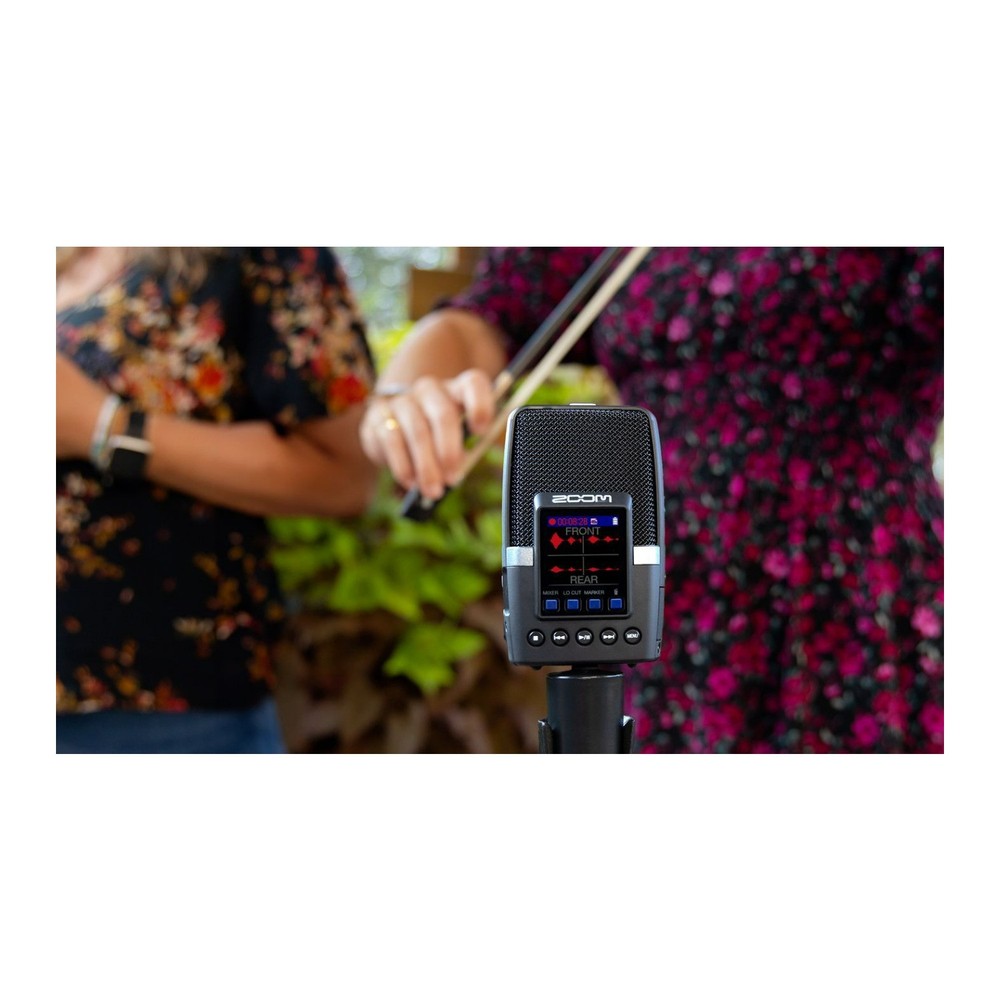 Zoom H2essential Multi-Mic Handy Recorder and Hairy Windscreen Bundle