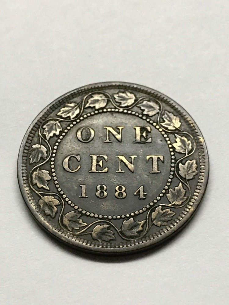 1884 Canada Large One Cent VF+ #9961
