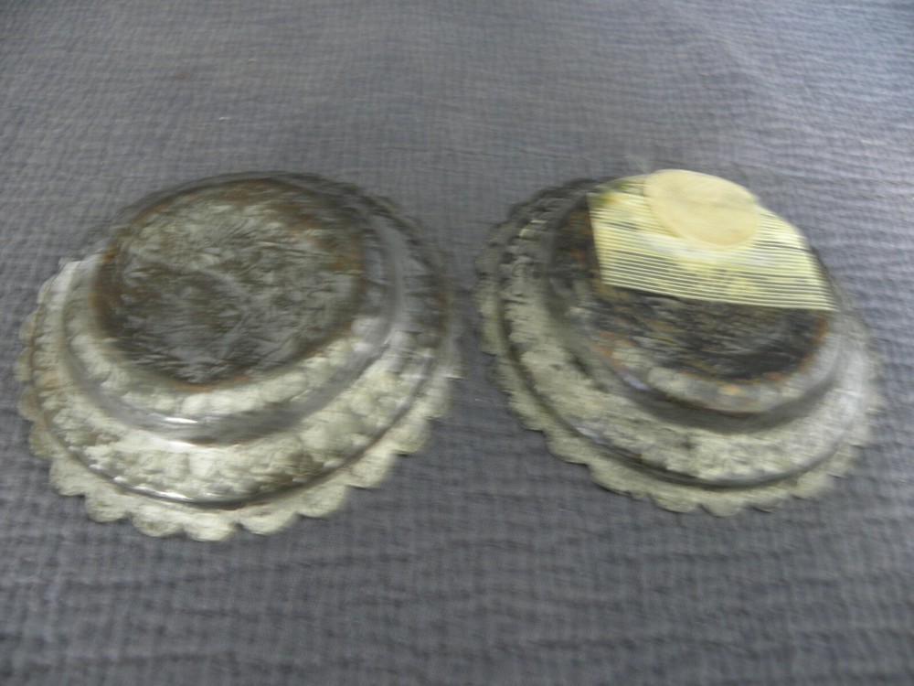 Pair of copper Middle Eastern dishes