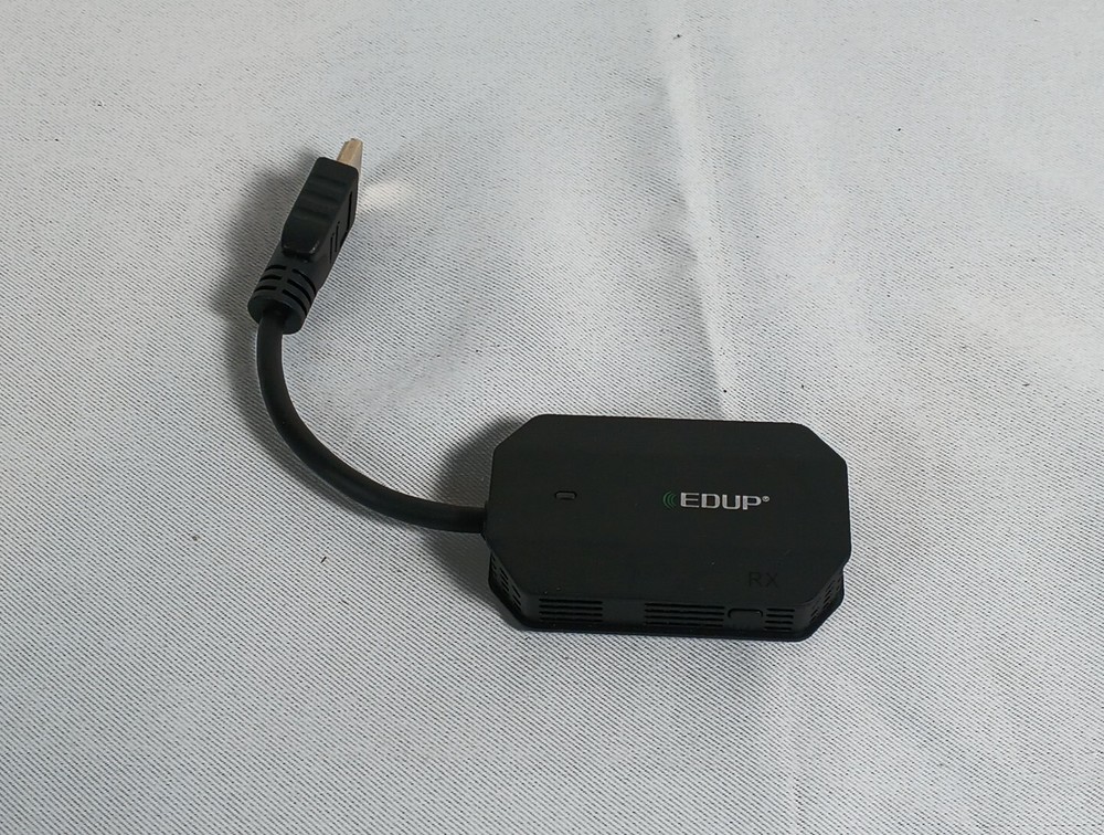 HDMI Transmitter & Receiver EDUP Wireless Long Range Replacement Only Pre-owned