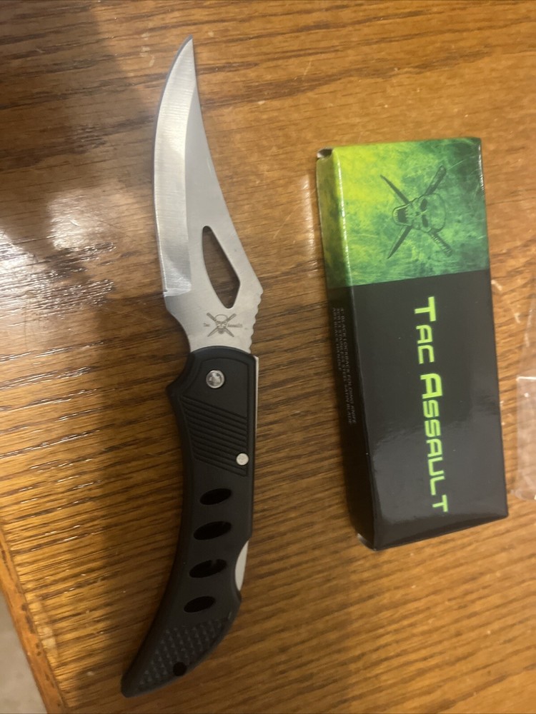 FROST CUTLERY TAC ASSAULT FOLDING LOCK BACK TA-007B