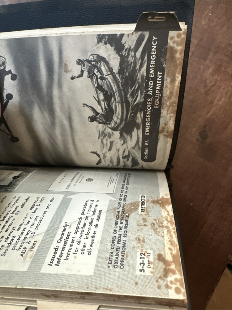 Navy Pilots' Information File 1949 Restricted Book