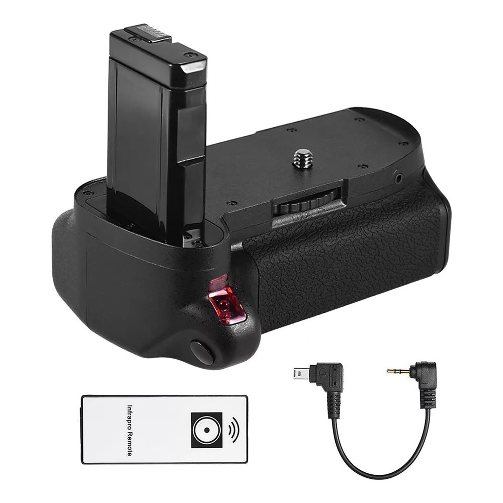Vertical Battery Grip Holder for Nikon D5100 D5200 Camera w/IR Remote Control