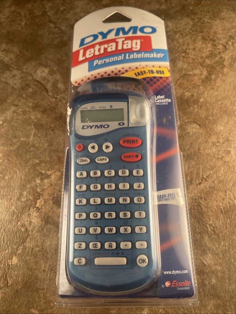 Dymo Letra Tag Electronic Label Maker Handheld Printer  Brand New