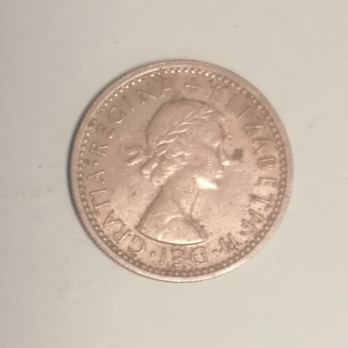 1963 6 Pence Coin Elizabeth II