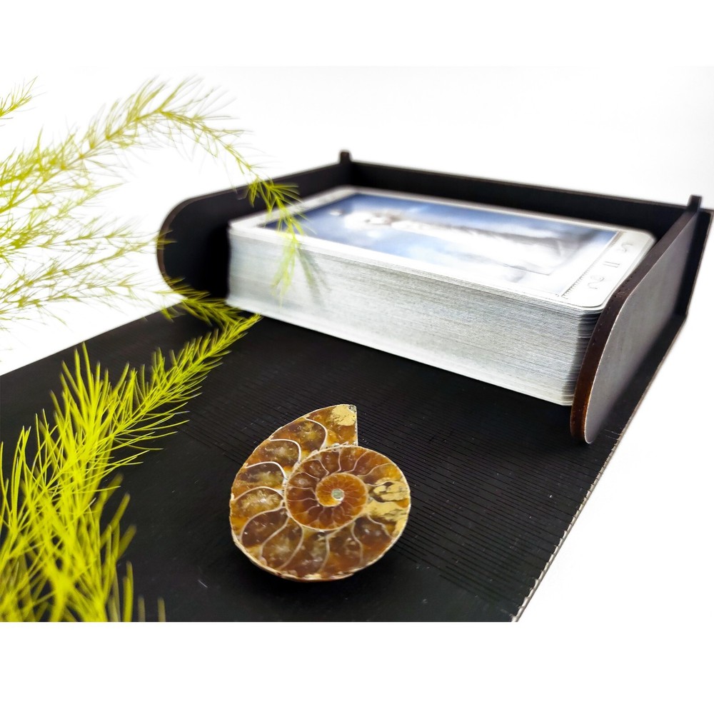 Wicca tarot card box, Oracle card deck, Witch deck box, Wiccan storage box