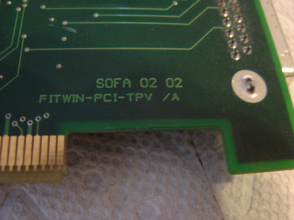 Imact Technolologies FTPVPCI FITWIN-PCI-TPV Rev A Board