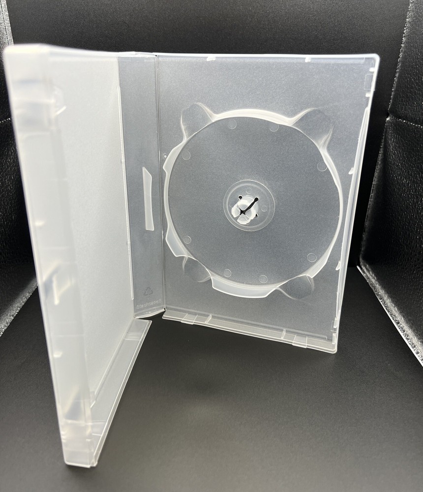 20 Premium 27mm 8 Discs Stackcase DVD Case, Frosty Clear, Sleeve, D8FC-1HUB(P1)