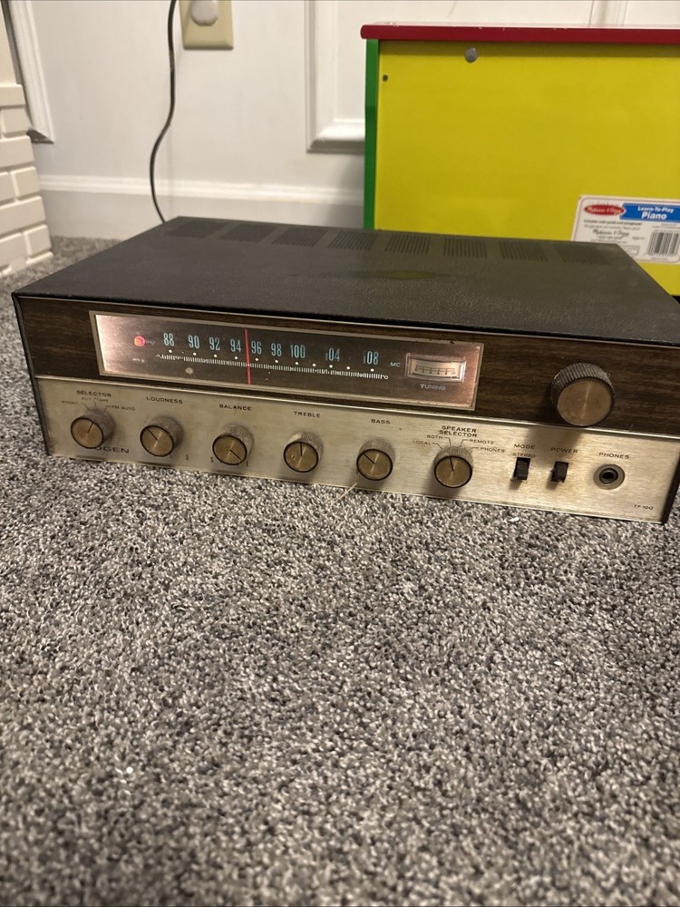 Vintage Bogen TR100 Stereo Receiver Powers On Untested