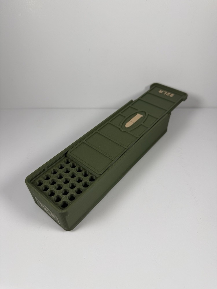 22 LR Stackable Ammo Storage Case - 3D Printed