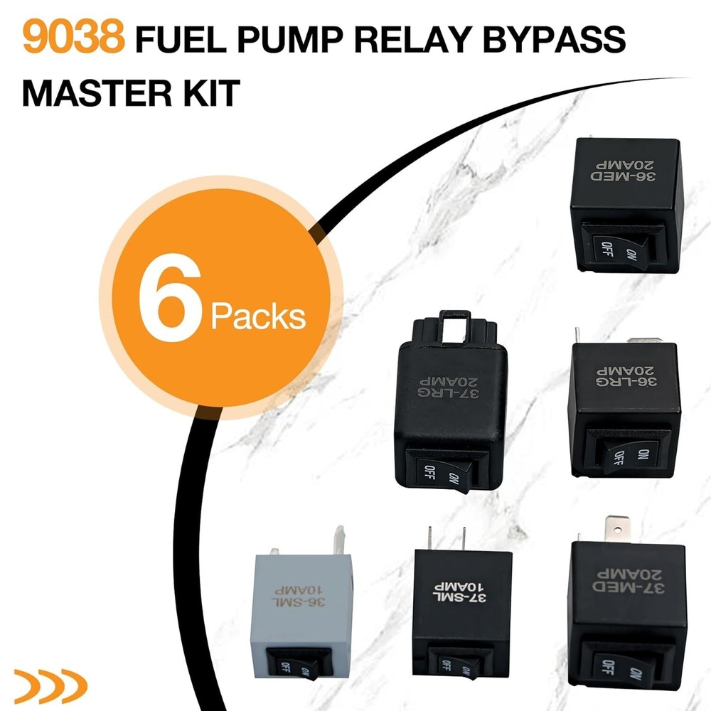 Relay Bypass Master Switch Kit Pack of 6 Relay Tester Switch Kit Scan Tool