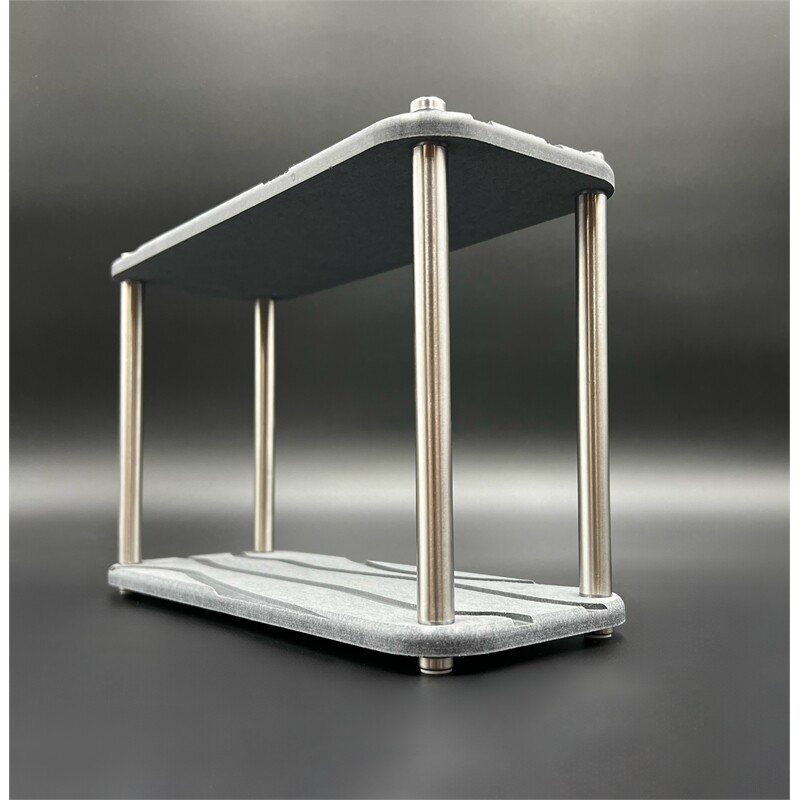 LuxeStone Two Layer Diatomite Bath and Kitchen Drying Organizer&Storage Tray