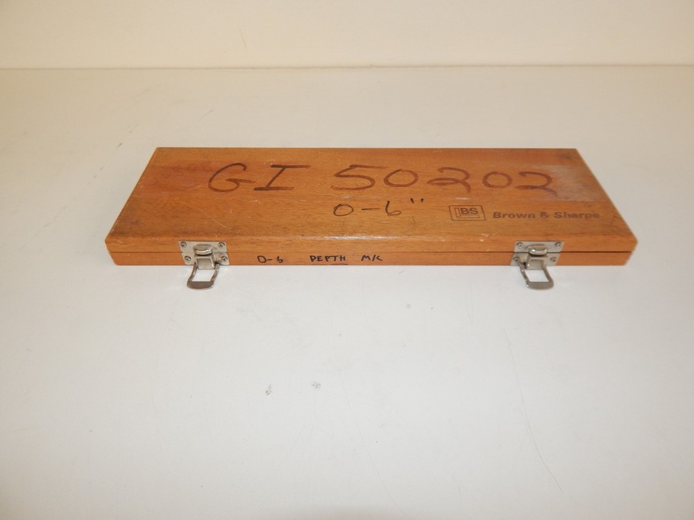 ^^ FOWLER 0-6" DEPTH MICROMETER    (SBH31)