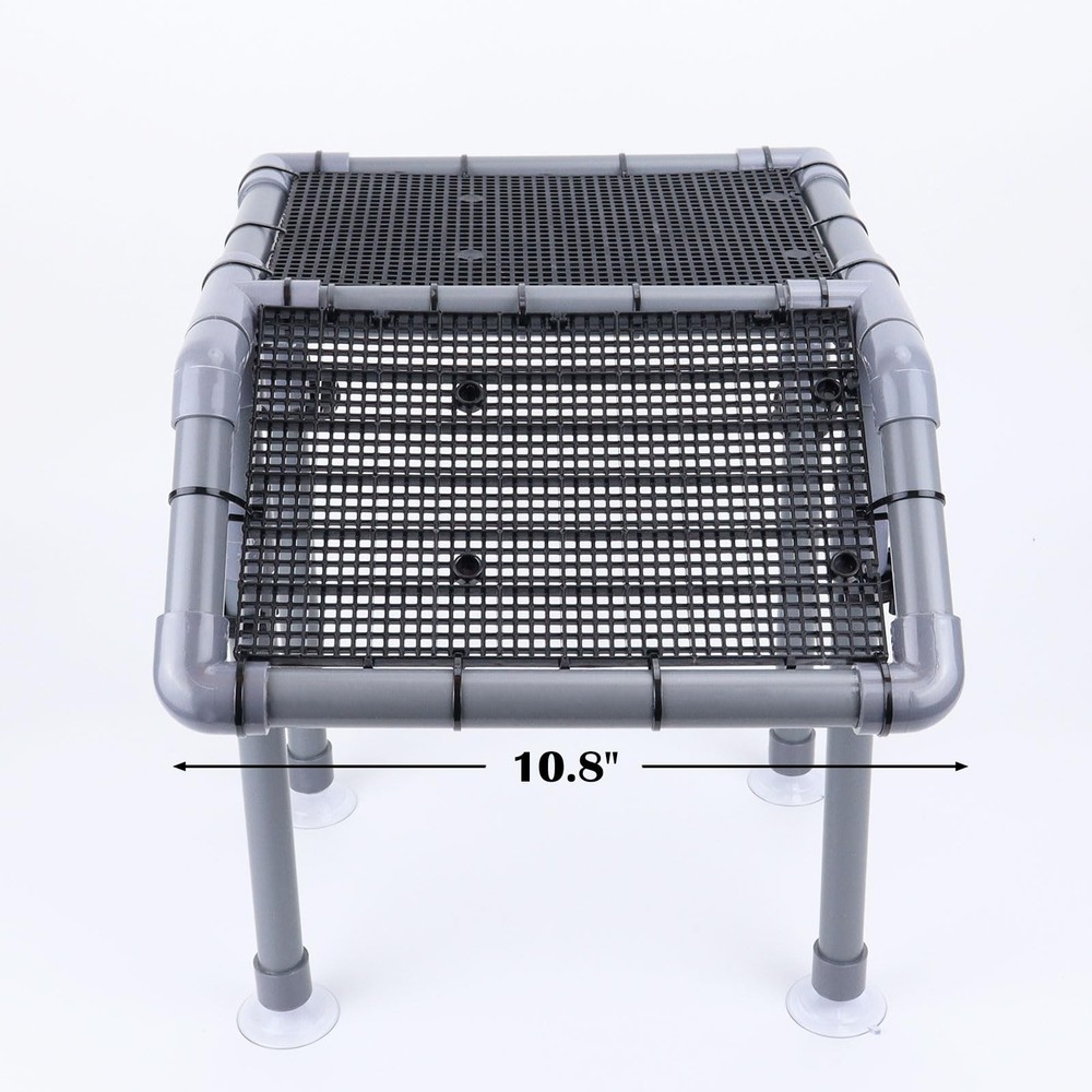 Large Standing Turtle Basking Platform, 10.8" Width Resting Area, DIY Basking...