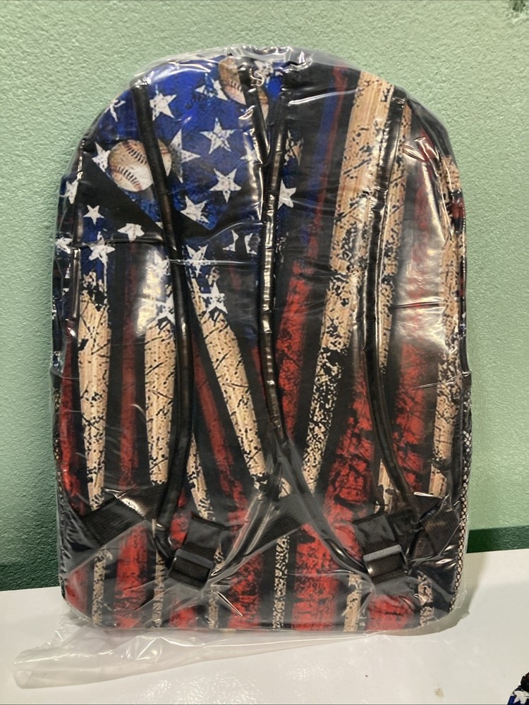 Backpack Flag/Baseball