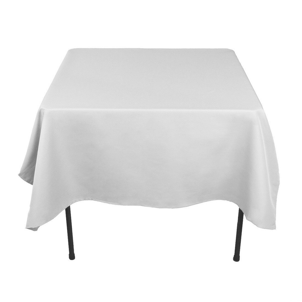 35 Pack 54" x 54" Square Tablecloths 23 Colors 100% Fine Polyester Wedding