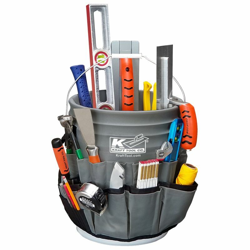 Kraft Tool Heavy Duty Nylon Masonry Bucket Tool Bag