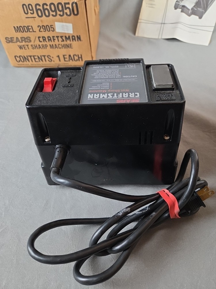 Craftsman Wet Sharp Machine Grinder Knife Sharpener Honer 66995 *VIDEO
