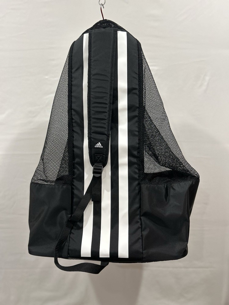 🏐🏀🎾Adidas Stadium Ball Bag Black White ⚽️🏈🥎