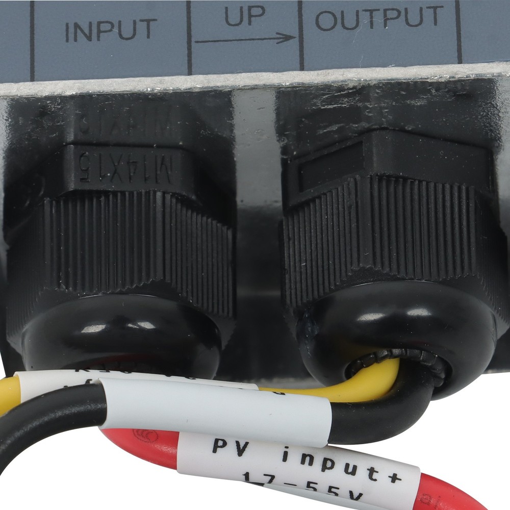 LABLT Waterproof Solar Panel Regulator Boost MPPT 24‑85V LED Display Adjustable