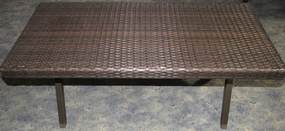 New Wicker Bench KD - Brown