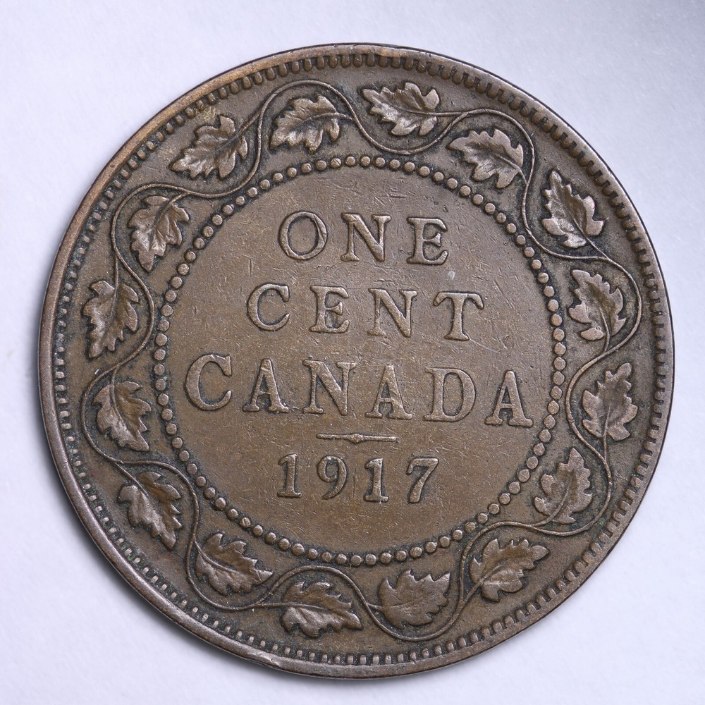 1917 Canada 1c One Cent Penny NICE COIN!