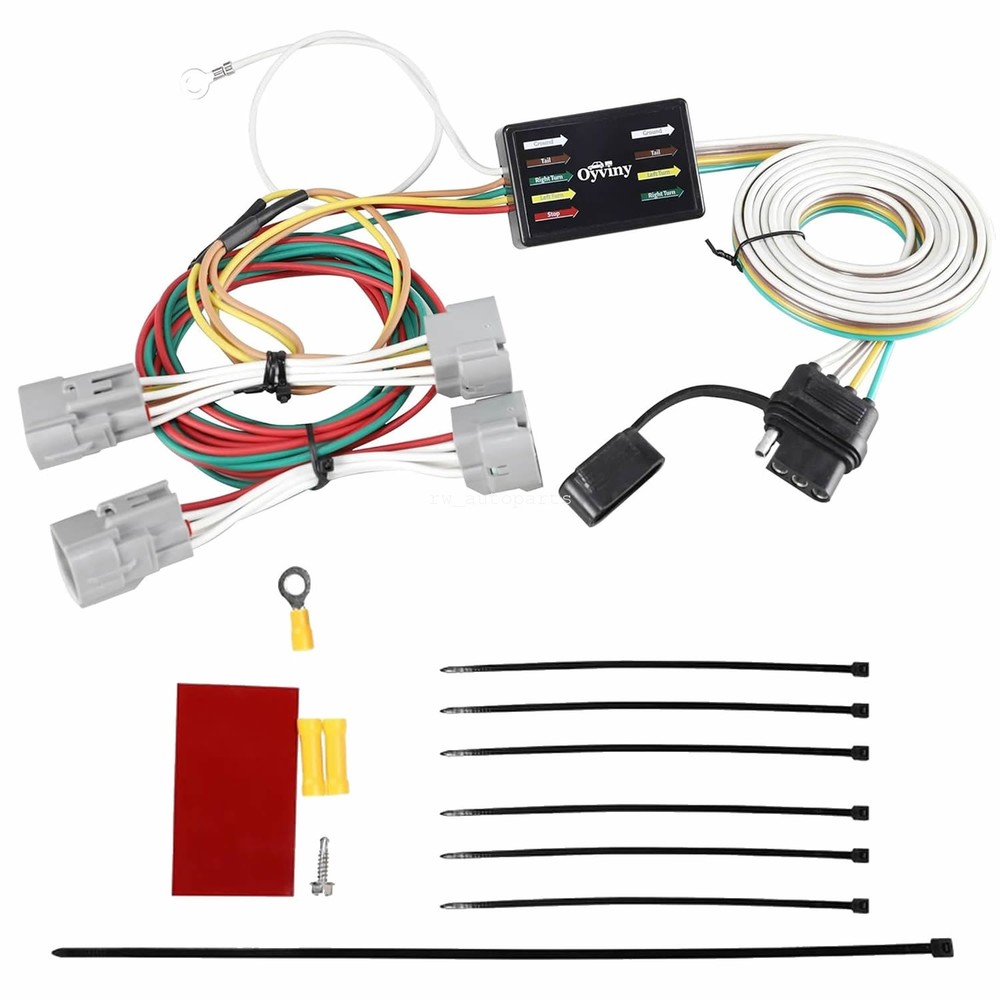 For 2005-2015 Toyota Tacoma Trailer Hitch Wire Harness 4 Pin Light Power Adapter