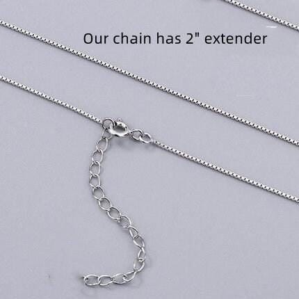 Geometric Ruby Necklace Sterling Silver Minimalist Double Square Tiny Ruby