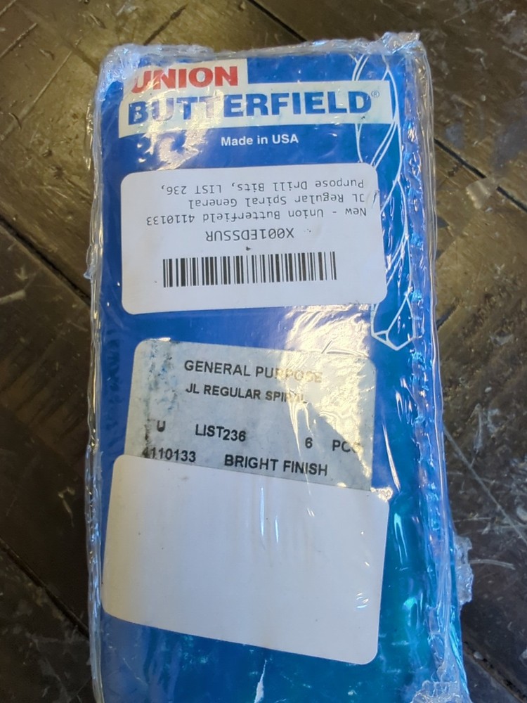 UNION BUTTERFIELD 4110133 - Regular Spiral General Purpose Drill Bits - List 236
