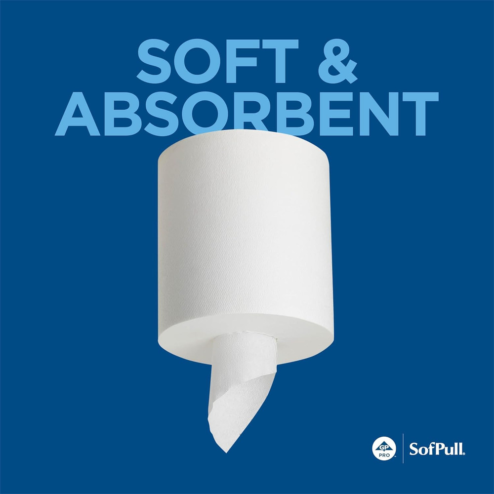 Georgia-Pacific Sofpull Centerpull Regular Capacity Premium Paper Towel, White,