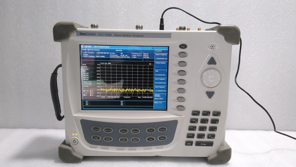 [Fail] GenComm / GC7106A / RF Analyzer, No AC Adapter Battery, Bad power contact