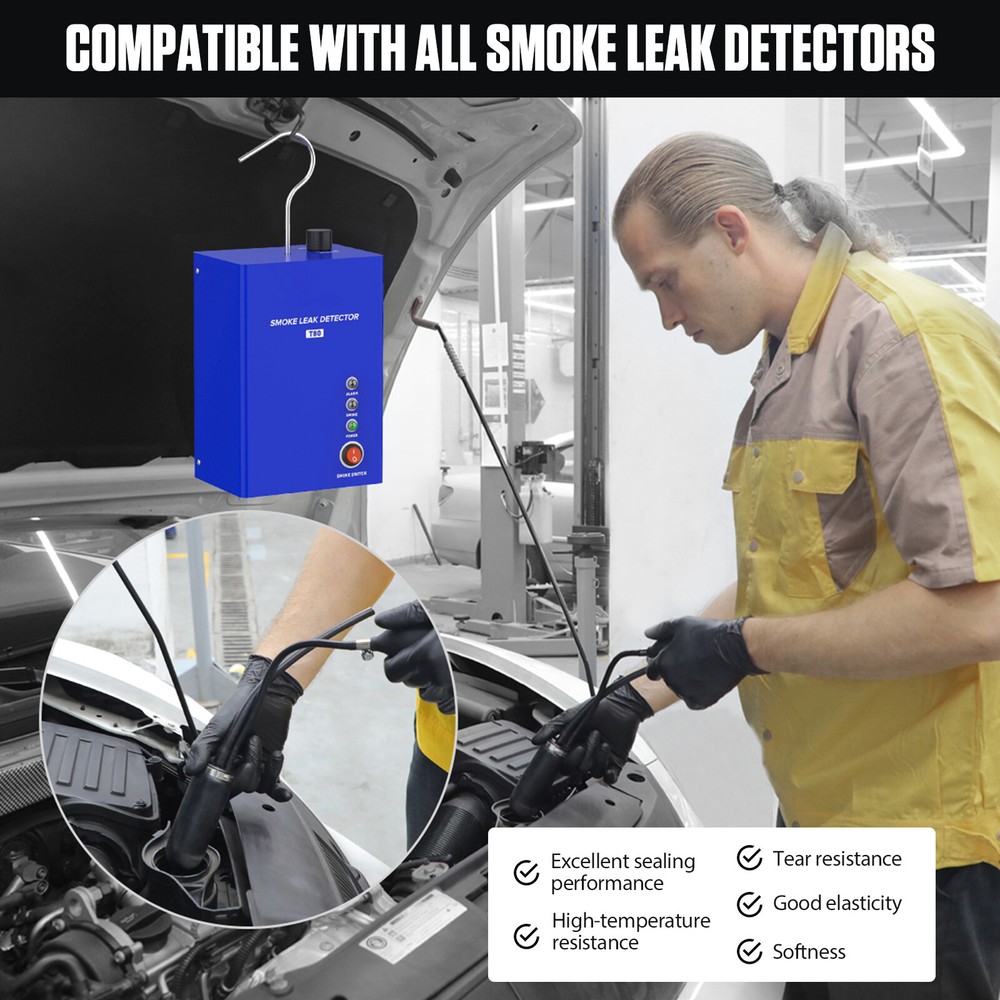 Universal Intake Adapter Car Smoke Machine Inflatable Bladder for Leak Detector